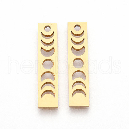 Ion Plating(IP) 201 Stainless Steel Pendants STAS-T063-170G-1