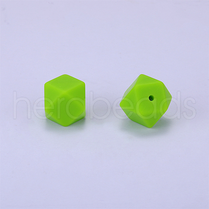 Hexagonal Silicone Beads SI-JX0020A-05-1