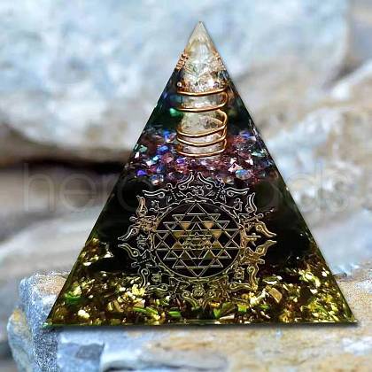 Orgonite Pyramid Resin Energy Generators PW-WG4559F-01-1
