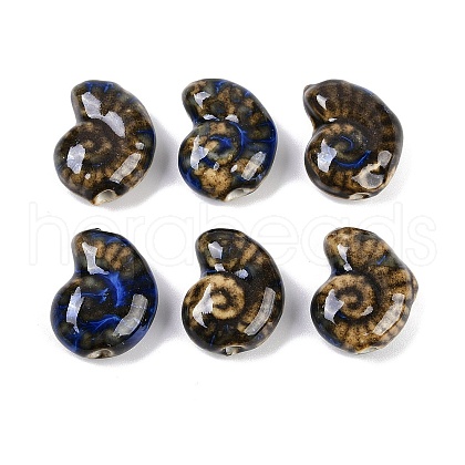 Handmade Porcelain Beads PORC-R003-02B-1