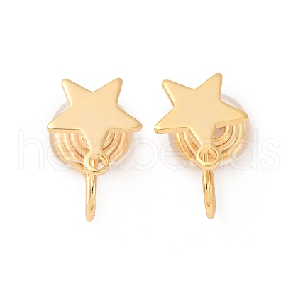 Brass Ear Cuff Findings KK-F898-16E-G-1