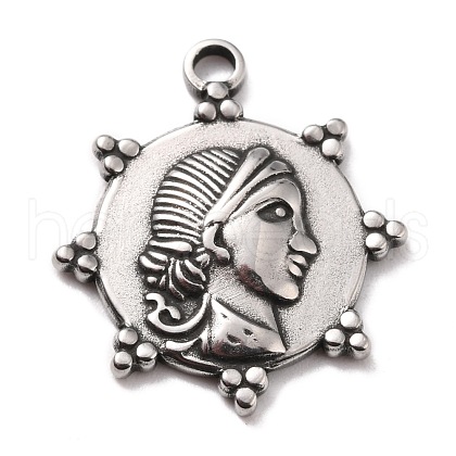 Non-Tarnish 304 Stainless Steel Charms STAS-B024-72P-1