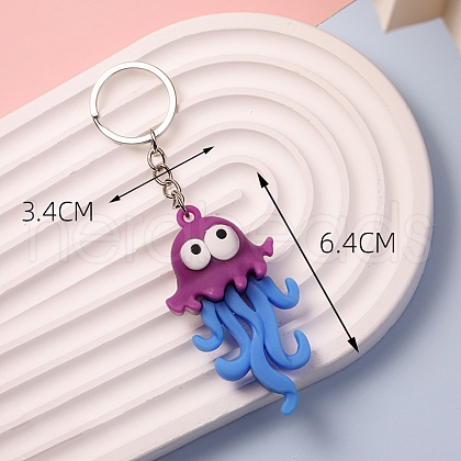 PVC Plastic Keychain PW-WGD8CA8-02-1