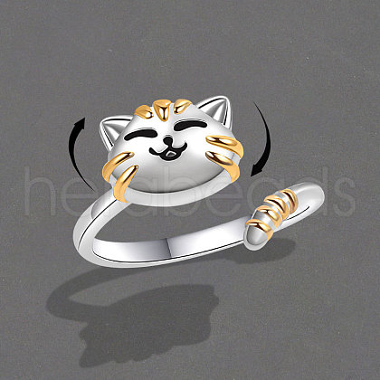 Rotatable Open Cuff Rings for Women FS-WGA6E93-01-1
