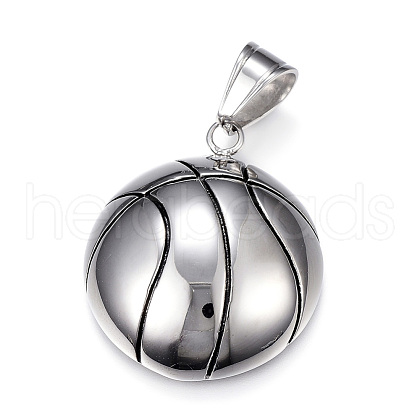 316 Surgical Stainless Steel Pendants STAS-P112-11AS-1