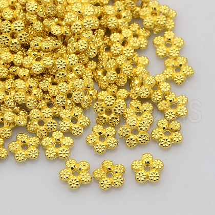 Tibetan Style Alloy Spacer Beads K0P43011-1