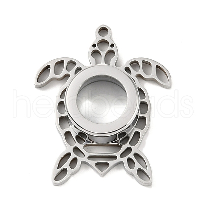 304 Stainless Stee Locket Pendants STAS-S132-05P-02-1