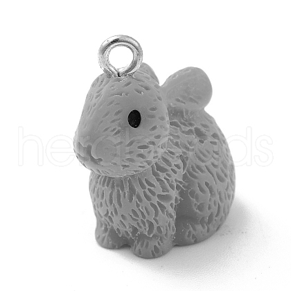 Opaque Resin Pendants RESI-H143-01H-1