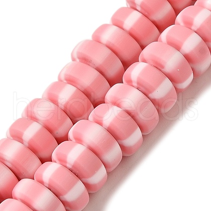 Polymer Clay Beads Strands CLAY-H006-02H-1