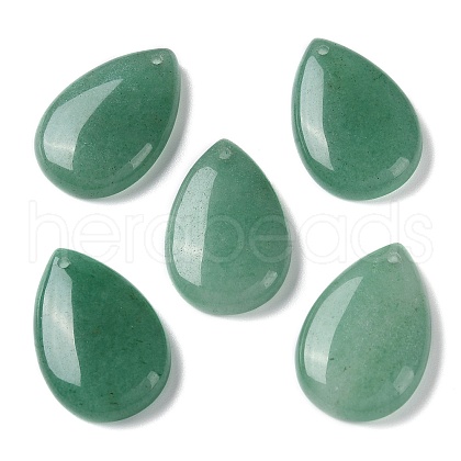 Natural Green Aventurine Pendants G-M416-08A-01-1