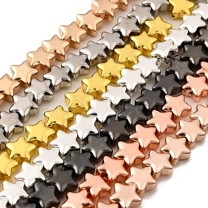 Electroplate Glass Beads Strands EGLA-V001-07-1