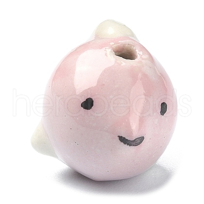 Handmade Porcelain Beads PORC-Q266-02B-1