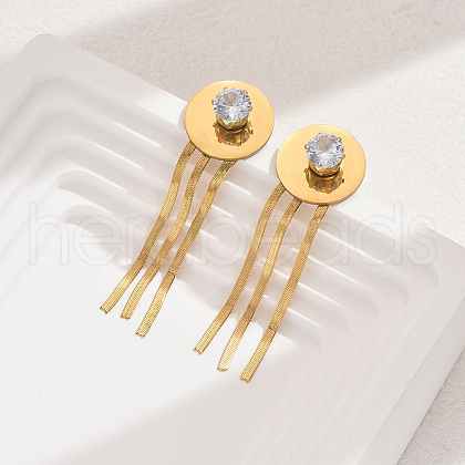 Fashionable Vintage Tassel Stud Earrings for Women OP9629-7-1