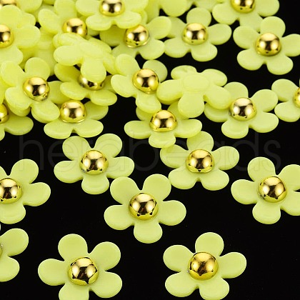 Opaque Acrylic Beads X-SACR-N007-D-01A-1