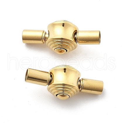 Ion Plating(IP) 304 Stainless Steel European Clasps STAS-Z115-04G-05-1