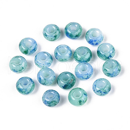 3/0 Baking Paint Glass Beads GLAA-G118-02D-1