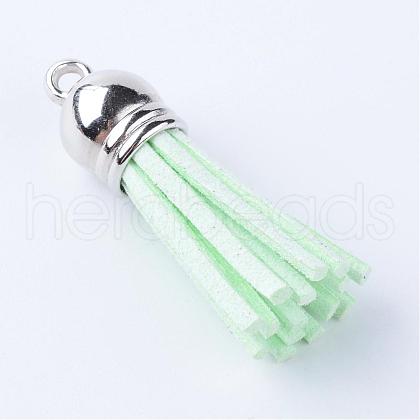 Faux Suede Tassel Pendant Decorations FIND-T002-A11-1