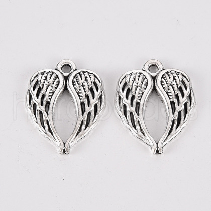 Tibetan Style Alloy Pendants X-TIBE-N010-56AS-RS-1