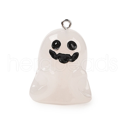 Halloween Theme Luminous Resin Pendants RESI-S06-01C-1