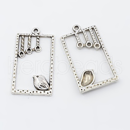 Tibetan Style Alloy Pendants TIBEP-EA11655YKG-AS-LF-1