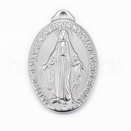 Non-Tarnish 304 Stainless Steel Pendants X-STAS-H400-29P-1