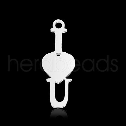 Non-Tarnish 201 Stainless Steel Pendants STAS-N090-LA876-1-1