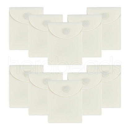 Rectangle Velvet Jewelry Package Bags ABAG-WH0035-055B-03-1