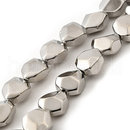 Electroplate Glass Beads Strands EGLA-V001-06F-1