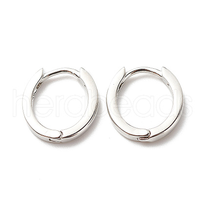 Brass Hinged Hoop Earrings for Women X-EJEW-G306-03P-1