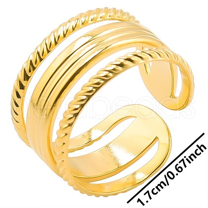 Simple Stainless Steel Wide Band Rings JP8104-2-1