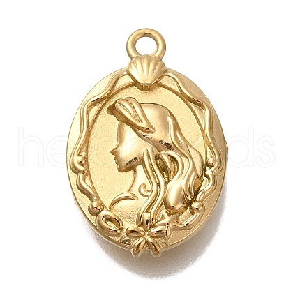 Ion Plating(IP) 304 Stainless Steel Pendants STAS-P371-048G-1