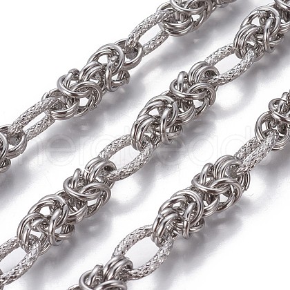 304 Stainless Steel Byzantine Chains CHS-P007-08P-1