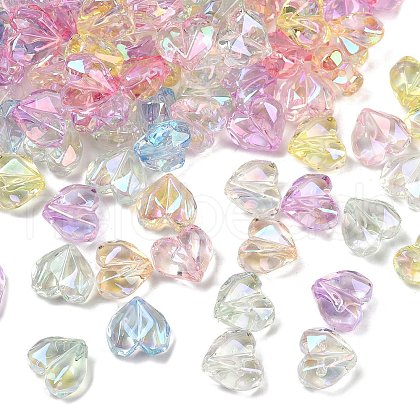 UV Plating Transparent Acrylic Beads MACR-L007-05A-1