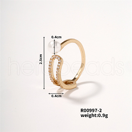 Elegant Pearl Ring BO3708-2-1