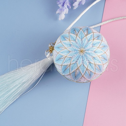 DIY Embroidery Temari Ball Kits DIY-I064-B02-1