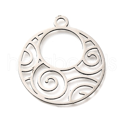 Bohemian 201 Stainless Steel Pendants STAS-B083-12P-1-1