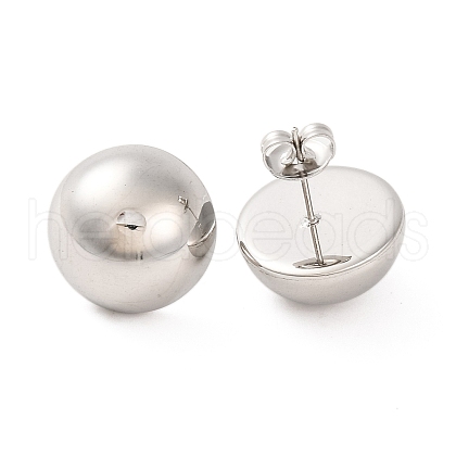 Non-Tarnish 304 Stainless Steel Stud Earrings EJEW-G395-15P-1