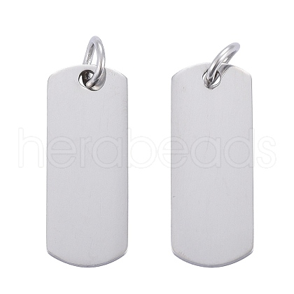 Anti-Tarnish 304 Stainless Steel Pendants STAS-I311-30P-1