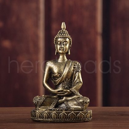 Resin Buddha Statue Display Decoration PW-WG9F864-03-1