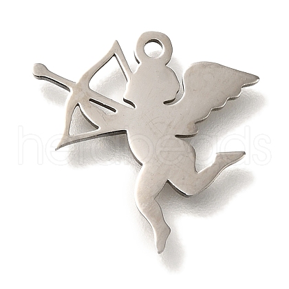201 Stainless Steel Pendants STAS-R136-12P-1