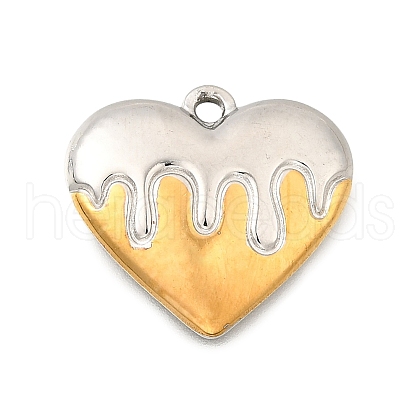 304 Stainless Steel Pendants STAS-M123-03D-PG-1