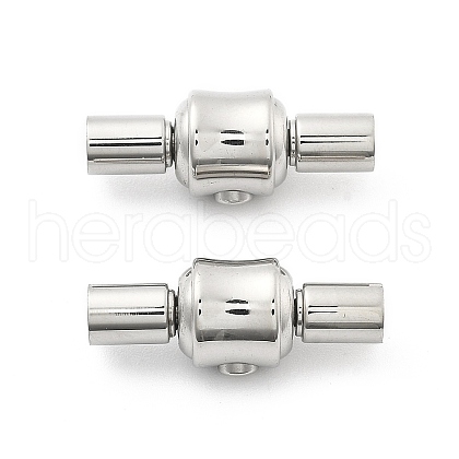 304 Stainless Steel European Clasps STAS-Z115-04P-06-1