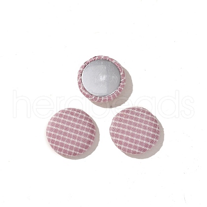 Japanese Literary and Artistic Style Fabric Round Cabochons PW-WG9E58E-03-1