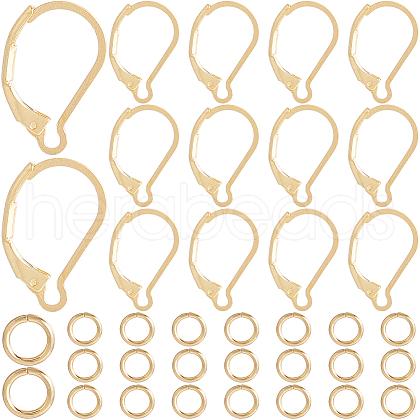 SOFPLATE 80Pcs 304 Stainless Steel Leverback Earring Findings STAS-SP0001-18G-1