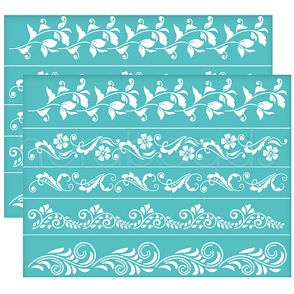 Self-Adhesive Silk Screen Printing Stencil DIY-WH0338-363-1