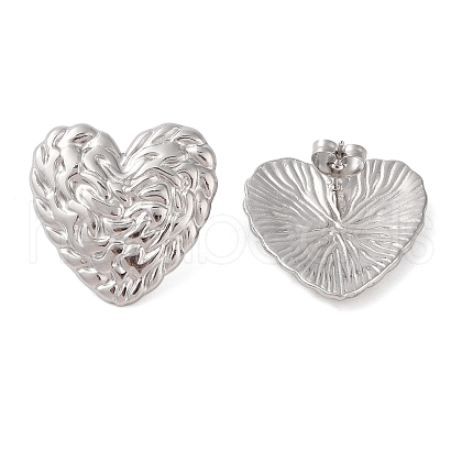 Tarnish Resistant 304 Stainless Steel Stud Earrings for Women EJEW-L272-035P-1