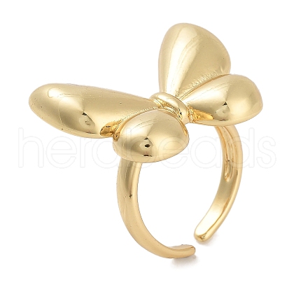 Rack Plating Brass Open Cuff Rings RJEW-M172-03G-1