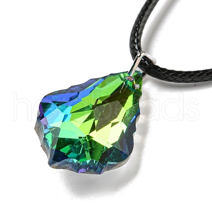 Waxed Cord Necklaces NJEW-P310-12P-02-1