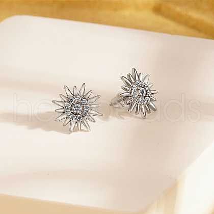 Non-Tarnish 304 Stainless Steel Stud Earrings for Women VP2444-1-1