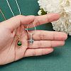 GOMAKERER 925 Sterling Silver Pendant Cabochon Settings STER-GO0001-25A-3